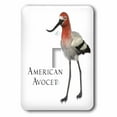 thumbnail image 1 of 3dRose, American Avocet Shorebird, single toggle switch, 1 of 1