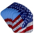 thumbnail image 1 of 3drose, American Flag., Set of 8 Coasters - Soft, 1 of 7