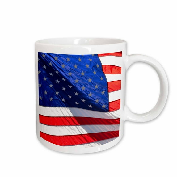 3drose, Americana American Flag - Usa - Patriotic - Photography, 11oz Mug