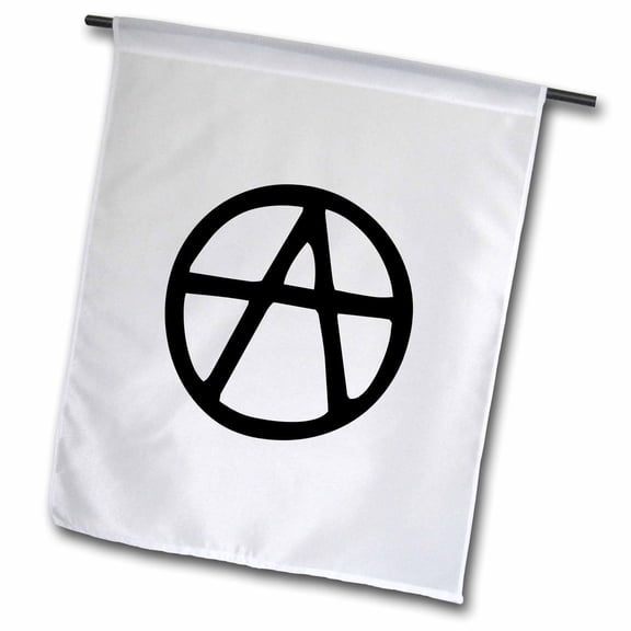 3dRose, Anarchy, 12 x 18 inch Garden Flag