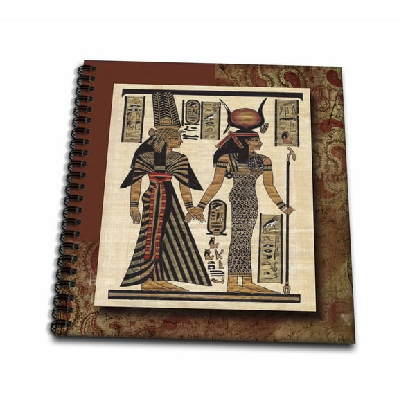 3dRose, Ancient Egyptian Papyrus, Mini Notepad 4 x 4 inch