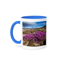 3drose, Anza Borrego Desert Spring Blooms, California, 11oz Two-tone Blue Mug