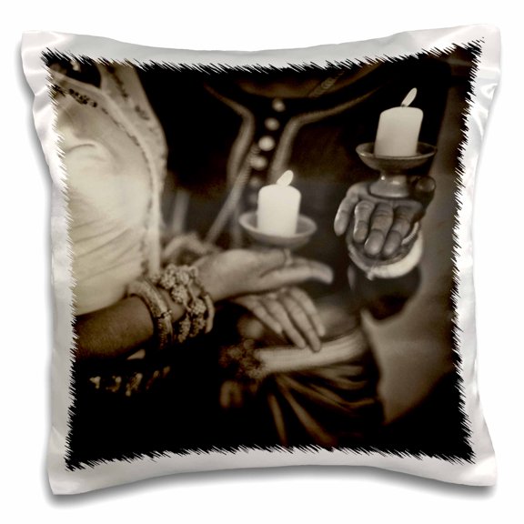 3dRose, Apsara Dancer, performing a traditional Khmer dance, 16x16 inch Pillow Case