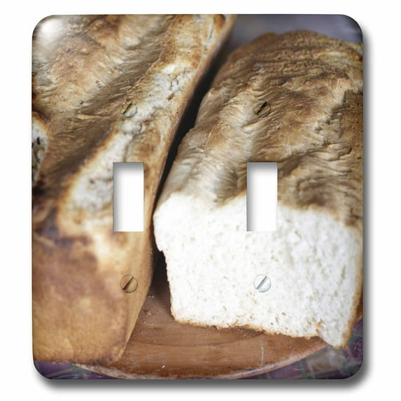 3dRose, Argentina, El Calafate, homemade breads, cuisine - SA01 MME0296 - Michele Molinari, double toggle switch