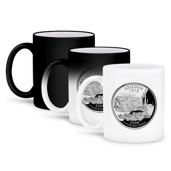 Arizona Collectible Quarter, 11oz Magic Transforming Mug