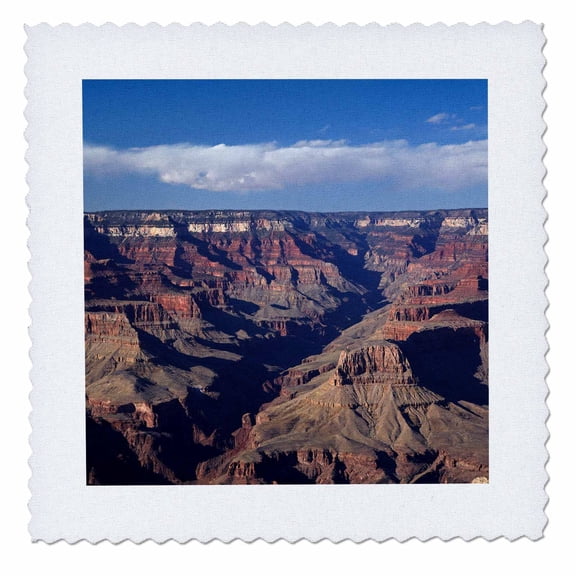 3dRose, Arizona, Grand Canyon seen from Mather Point, 6x6 inch quilt square
