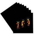 thumbnail image 1 of 3dRose, Arizona Kokopelli Colorful Tribal Flute Players, Set of 8 Ceramic Tile Coasters, 1 of 7
