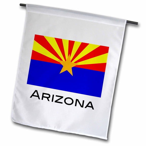 3dRose, Arizona State Flag, 12 x 18 inch Garden Flag