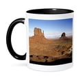 thumbnail image 1 of 3dRose, Arizona, Utah, Monument Valley Navajo Tribal Park - US45 DJO0082 - Diane Johnson, 11oz Two-Tone Black Mug, 1 of 7