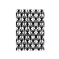 thumbnail image 1 of 3dRose, Art Deco Style Shell Seamless Pattern Black Accent On White, 15x22 Hand Towel, 1 of 1