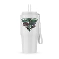 thumbnail image 1 of Art Nouveau Morning Glory Black Outline Art, 20oz Tumbler, 1 of 5