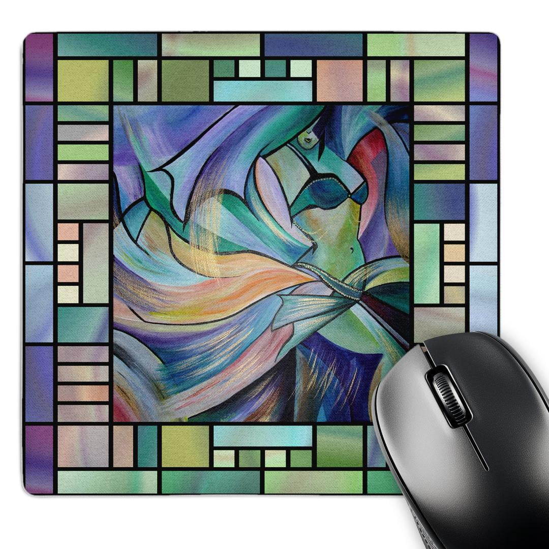 3dRose Art Deco Belly Dancer Wall Clock - 13x13 Inch Aluminum Modern Decor
