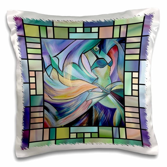 3drose, Art Deco Dancer - Dance, Dancing, Belly Dance, Bellydance, Oriental Dance, Middle Eastern Dance,, 16x16 inch Pillow Case