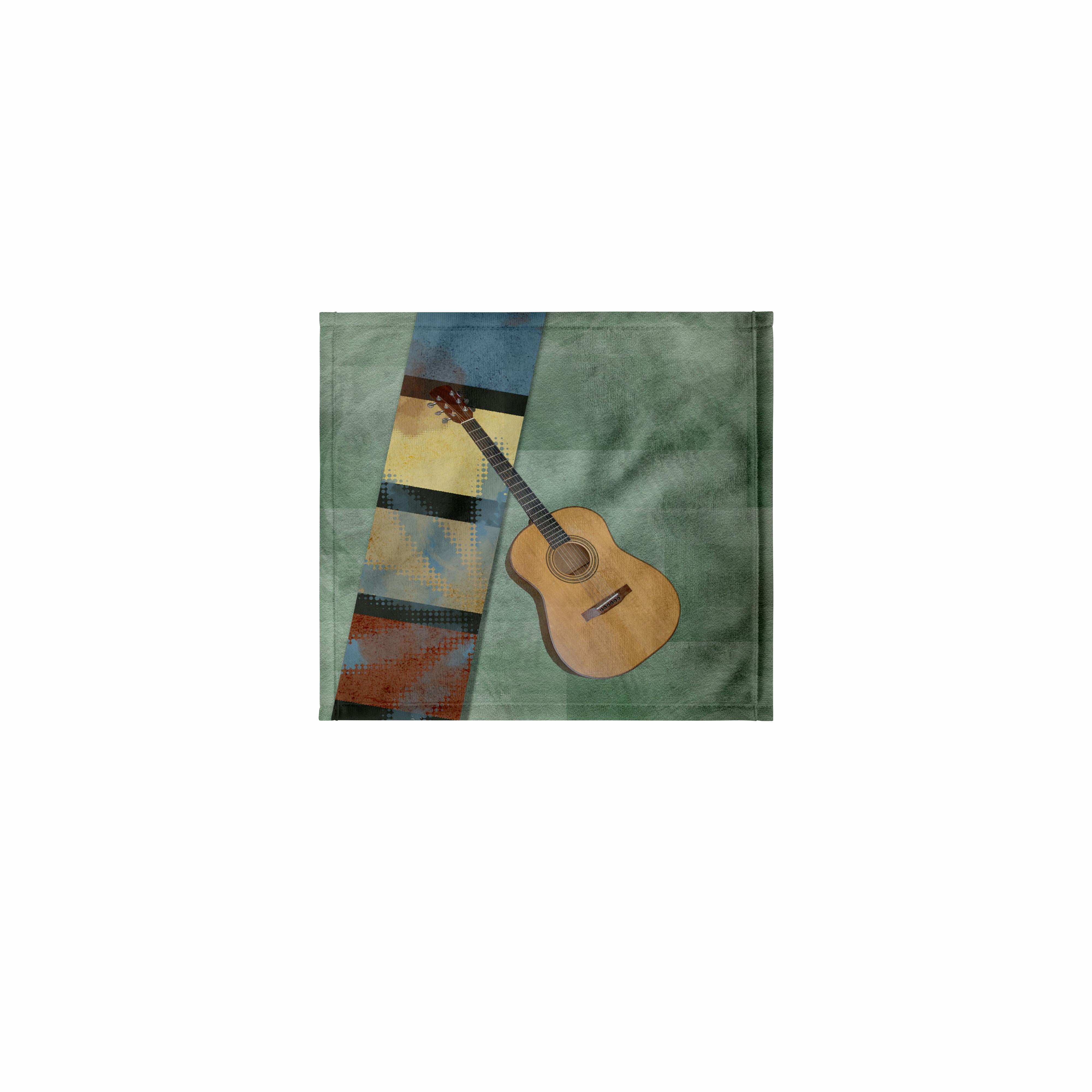 Wash Bucket String Instruments 3dRose, Artsy Guitar - Stringed Instruments - Musical Art, 11x12 Wash ...