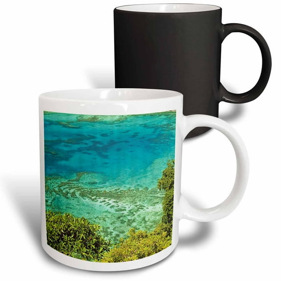 3drose, Aruba Ocean View, 11oz Magic Transforming Mug