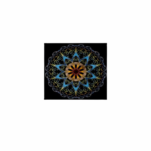 3dRose, Asia Buddha Mandala Symbol, 11x12 Wash Cloth for Face and Body