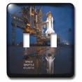 thumbnail image 1 of 3dRose, Astronauts and Rockets - Space Shuttle Atlantis , double toggle switch, 1 of 1