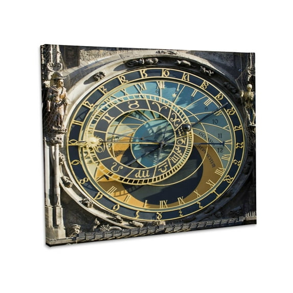 3dRose, Astronomical Clock, Orloj, Prague, Czech Republic - EU06 THA0021 - Tom Haseltine, Museum Grade Canvas Wrap 14x11