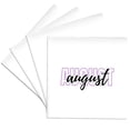 thumbnail image 1 of 3drose, August - Typography Text, Set of 4 Ceramic Tile Coasters, 1 of 7