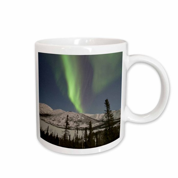 3drose, Aurora Borealis, Northern Lights, Alaska, Usa - Us02 Hro0382 - Hugh Rose, 15oz Mug