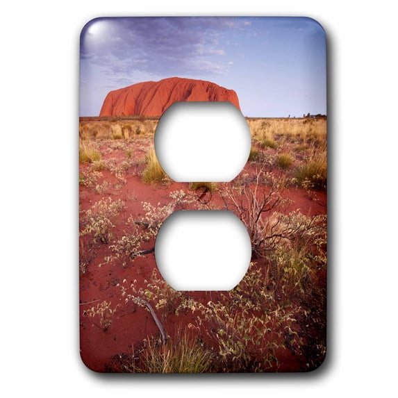 3dRose, Australia, Uluru-Kata Tjuta NP, Outback, Ayers Rock-AU01 PSO0033 - Paul Souders, 2 plug outlet cover