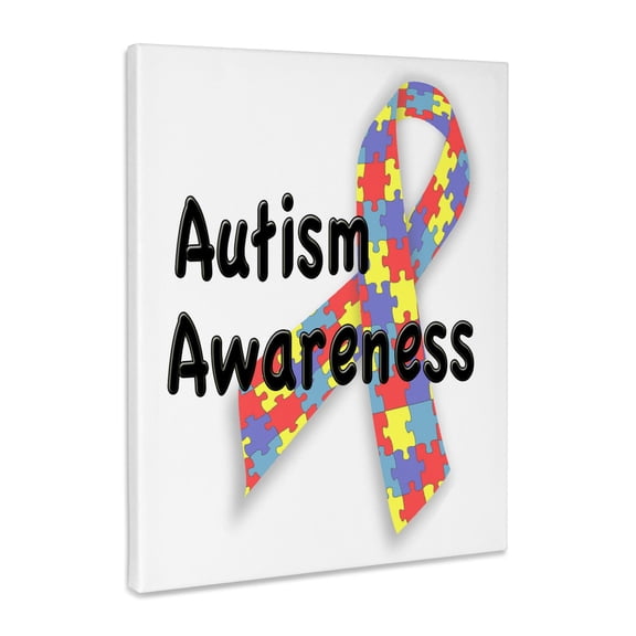 3dRose, Autism Awareness, Museum Grade Canvas Wrap 16x20