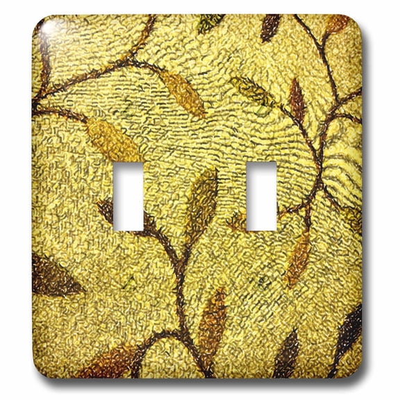 3dRose, Autumn Leaves, double toggle switch