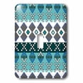 thumbnail image 1 of 3dRose, Aztec Andes Tribal Geometric Pattern Blue and White, single toggle switch, 1 of 1