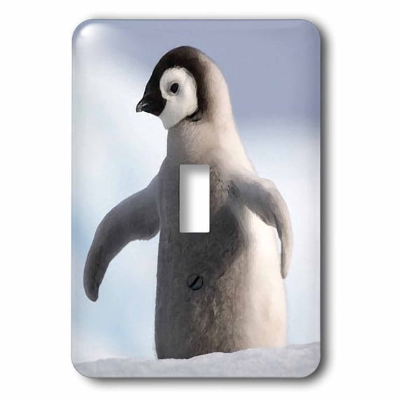3dRose, Baby Penguin, single toggle switch