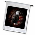 thumbnail image 1 of 3dRose, Bald Eagle with American Flag, 12 x 18 inch Garden Flag, 1 of 1