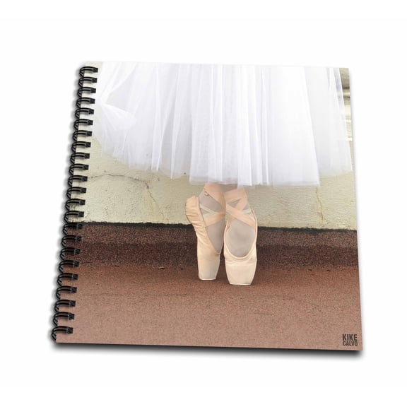3dRose, Ballet Shoes, Mini Notepad 4 x 4 inch