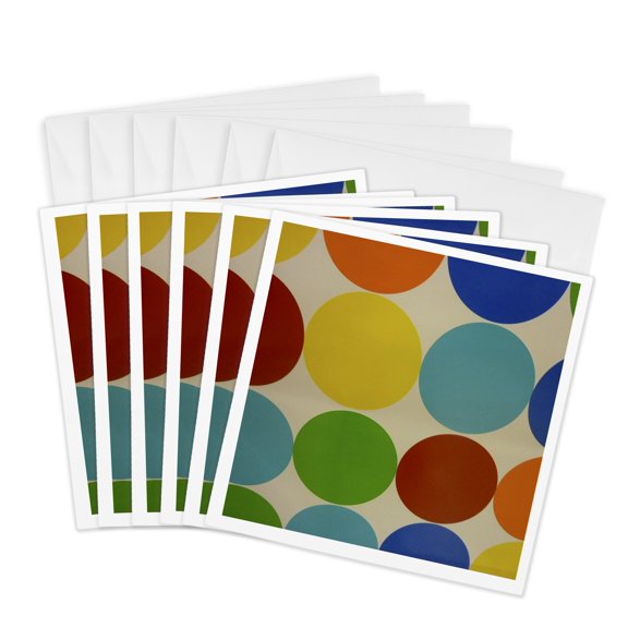 3drose, Balloon Float, 6 Greeting Cards with Envelopes