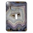 thumbnail image 1 of 3dRose, Banded Agate, abstract pattern, single toggle switch, 1 of 1
