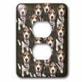 thumbnail image 1 of 3dRose, Beagle Pattern, 2 plug outlet cover, 1 of 1