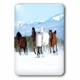 thumbnail image 1 of 3dRose Beautiful Horses Running In The Snow - Single Toggle Switch (lsp_55180_1), 1 of 1