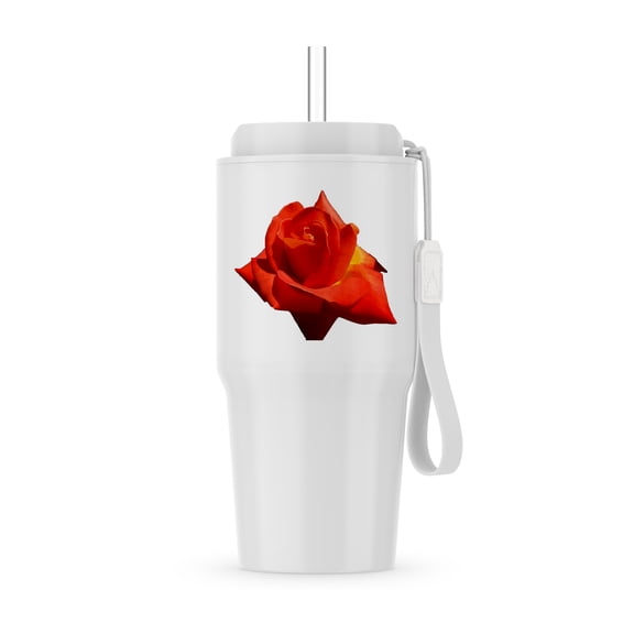 Beautiful Red Rose Isolated Vector, 20oz Tumbler