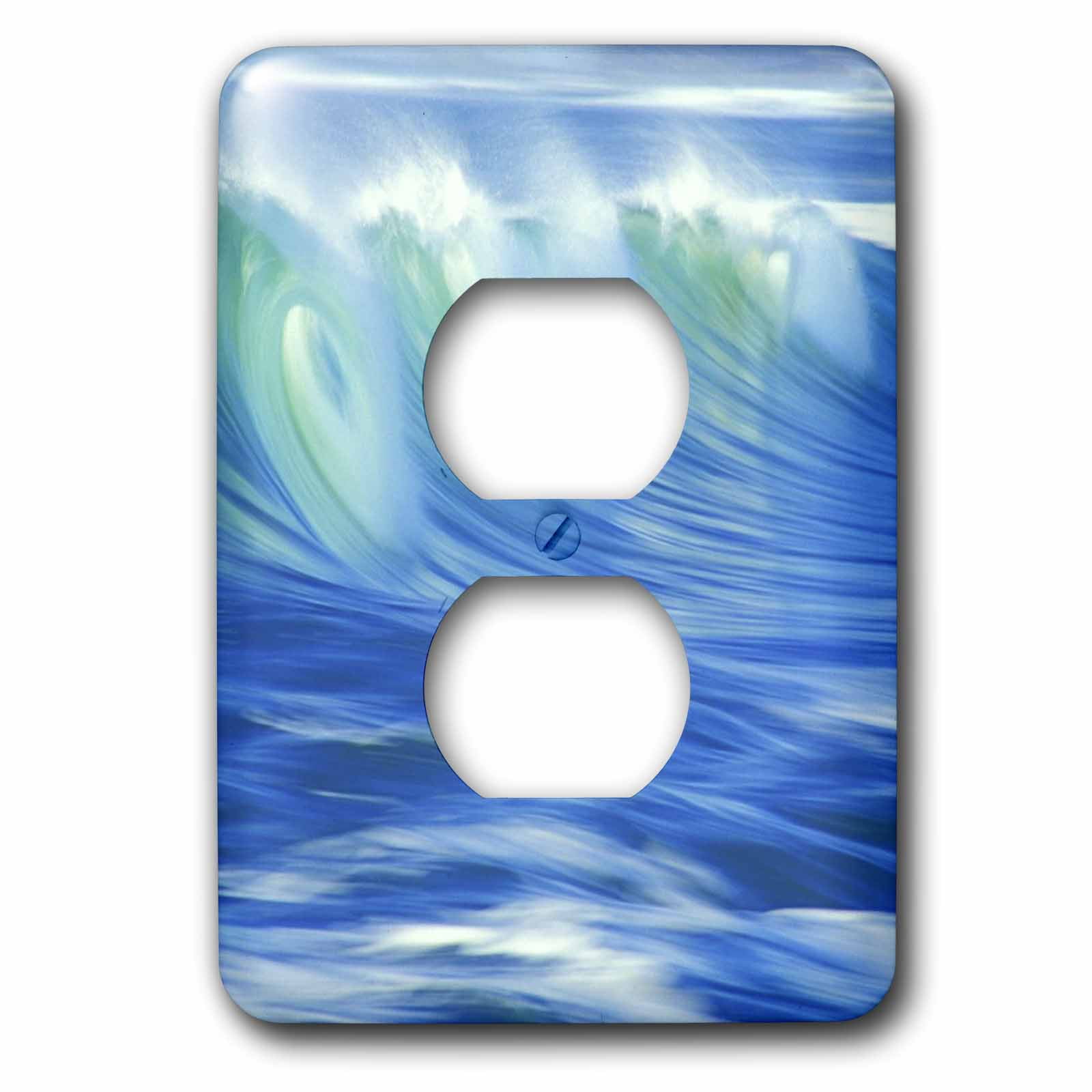 3dRose, Beauty Of An Ocean Wave, 2 plug outlet cover