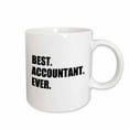 thumbnail image 1 of 3drose, Best Accountant Ever - Bold Black Text - Fun Work and Job Pride Gifts, 15oz Mug, 1 of 6