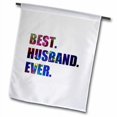 thumbnail image 1 of 3dRose, Best Husband Ever - cut out of outer space stars and galaxies graphic, 12 x 18 inch Garden Flag, 1 of 1