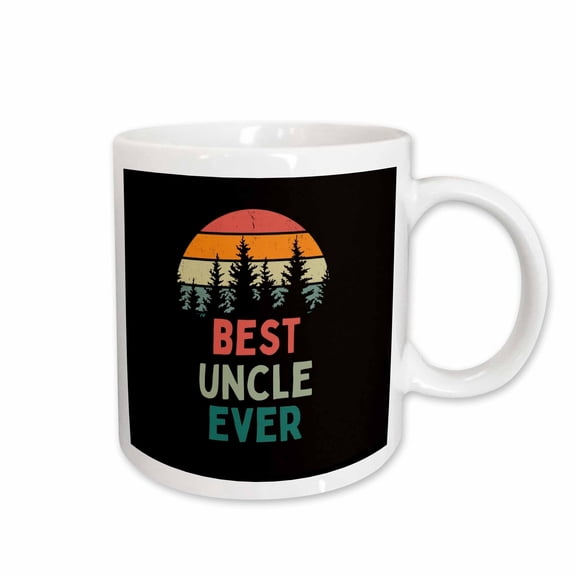 3drose, Best Uncle Ever, 11oz Mug