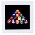 thumbnail image 1 of 3dRose, Billiards Balls Pool, 10x10 inch quilt square, 1 of 2