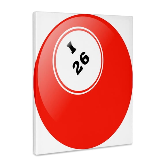 3dRose, Bingo I 26, Museum Grade Canvas Wrap 11x14