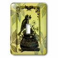 thumbnail image 1 of 3dRose, Bird with Pot of Flowers- Vintage Art, single toggle switch, 1 of 1