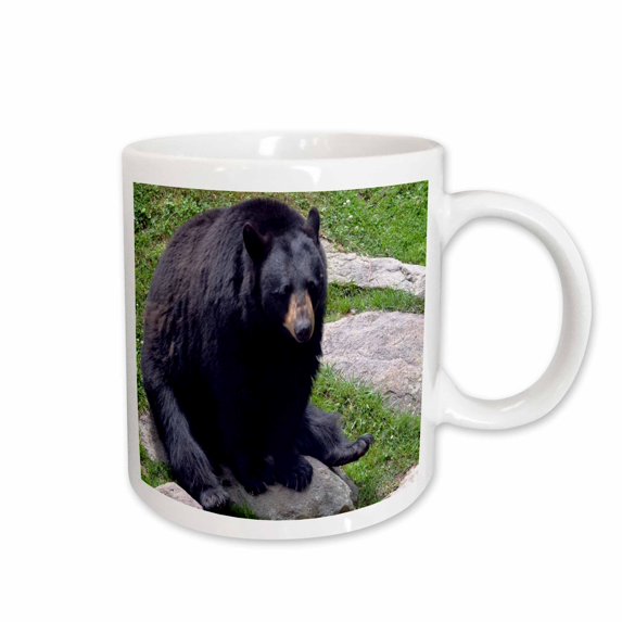 3drose, Black Bear North Carolina Bear, 11oz Mug