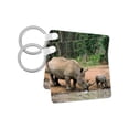 thumbnail image 1 of 3dRose, Black Rhino, Rhinoceros, set of 2 Key Chains, 1 of 7