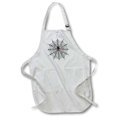 thumbnail image 1 of 3dRose, Black Widow Spider in a Web, Medium Length Apron with Pouch Pockets 22w x 24l, 1 of 1