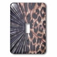 thumbnail image 1 of 3dRose, Black and Leopard Print Abstract- Animal Prints, single toggle switch, 1 of 1