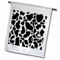 thumbnail image 1 of 3dRose, Black and White Cow Print, 12 x 18 inch Garden Flag, 1 of 1