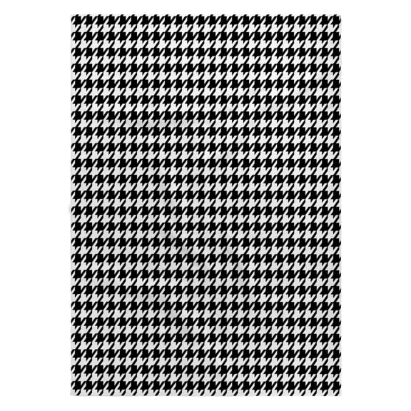 3dRose, Black and white houndstooth pattern - small - preppy trendy stylish classy classic chic fashionable, 22x30 Bath Hand Pool Towel