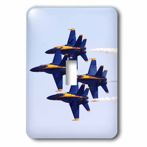 3dRose Blue Angels At Air Show - Single Toggle Switch (lsp_60480_1)